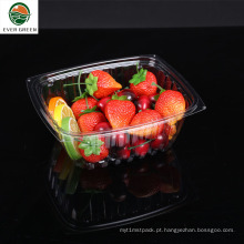 Caixas de embalagem de contêineres de frutas secas plásticas transparentes